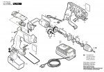 Bosch 0 601 938 7A2 GBM 7,2 VES-2 Cordless Drill 7.2 V / GB Spare Parts GBM7,2VES-2